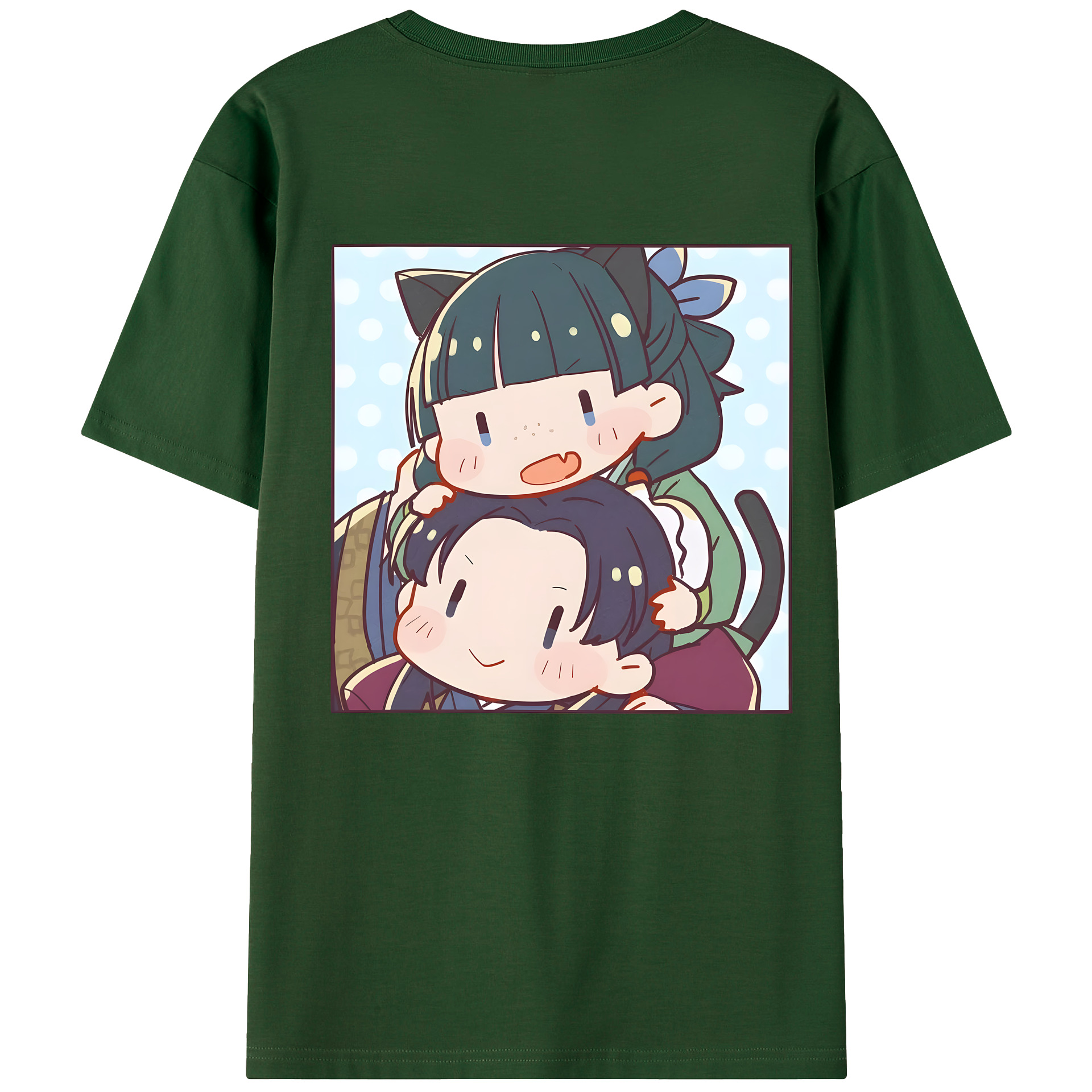（画像用） 薬屋のひとりごと The Apothecary Diaries 綿100％半袖Tシャツ（背面プリント）